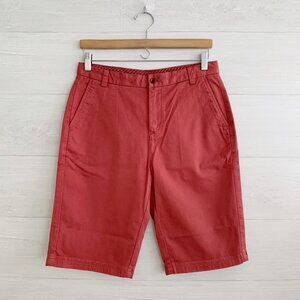 Brooks Brothers - Light red cotton twill chino shorts 11”, sz 18 Boys